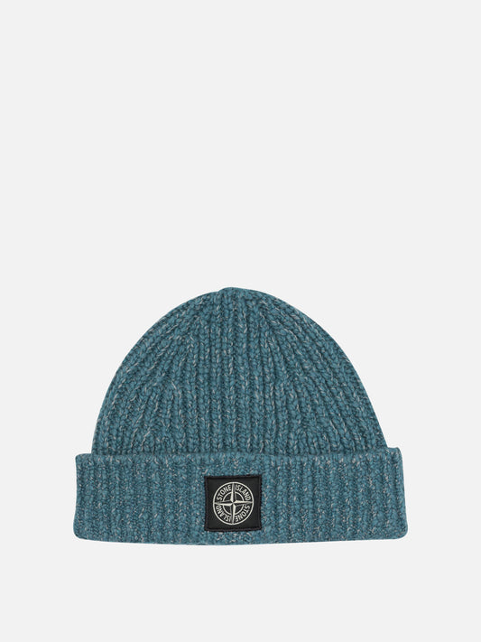 Beanies Logo  Blue - Stone Island Men | PLP | VIETTI Online Store 
