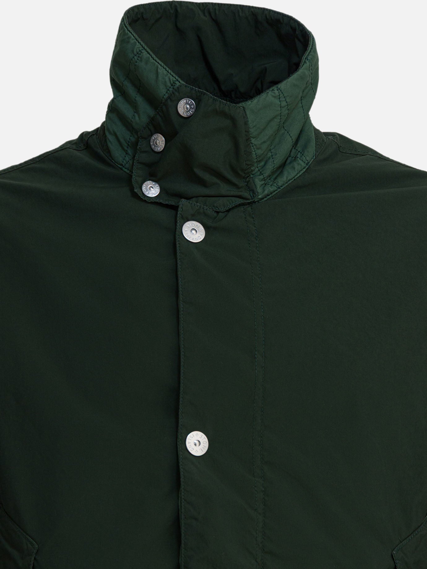 Quilted & Utility Jackets Logo  Green - Stone Island Men | PDP | VIETTI Online Store | Zoom-Modal_3
