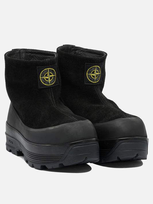 Rain boots 100% calf leather - 100% rubber  Black - Stone Island Men | PLP | VIETTI Online Store | 2

