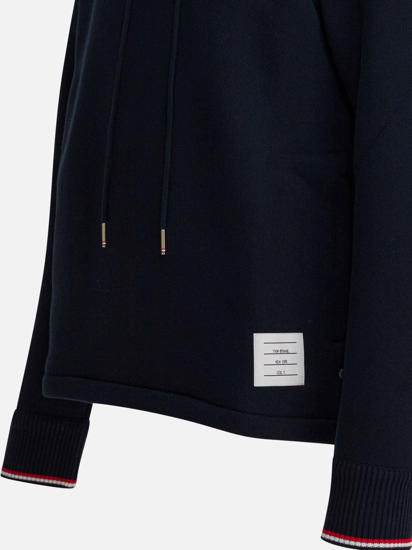 Hoodies Solid colour  Blue - Thom Browne Men | PDP | VIETTI Online Store | Zoom-Modal_4
