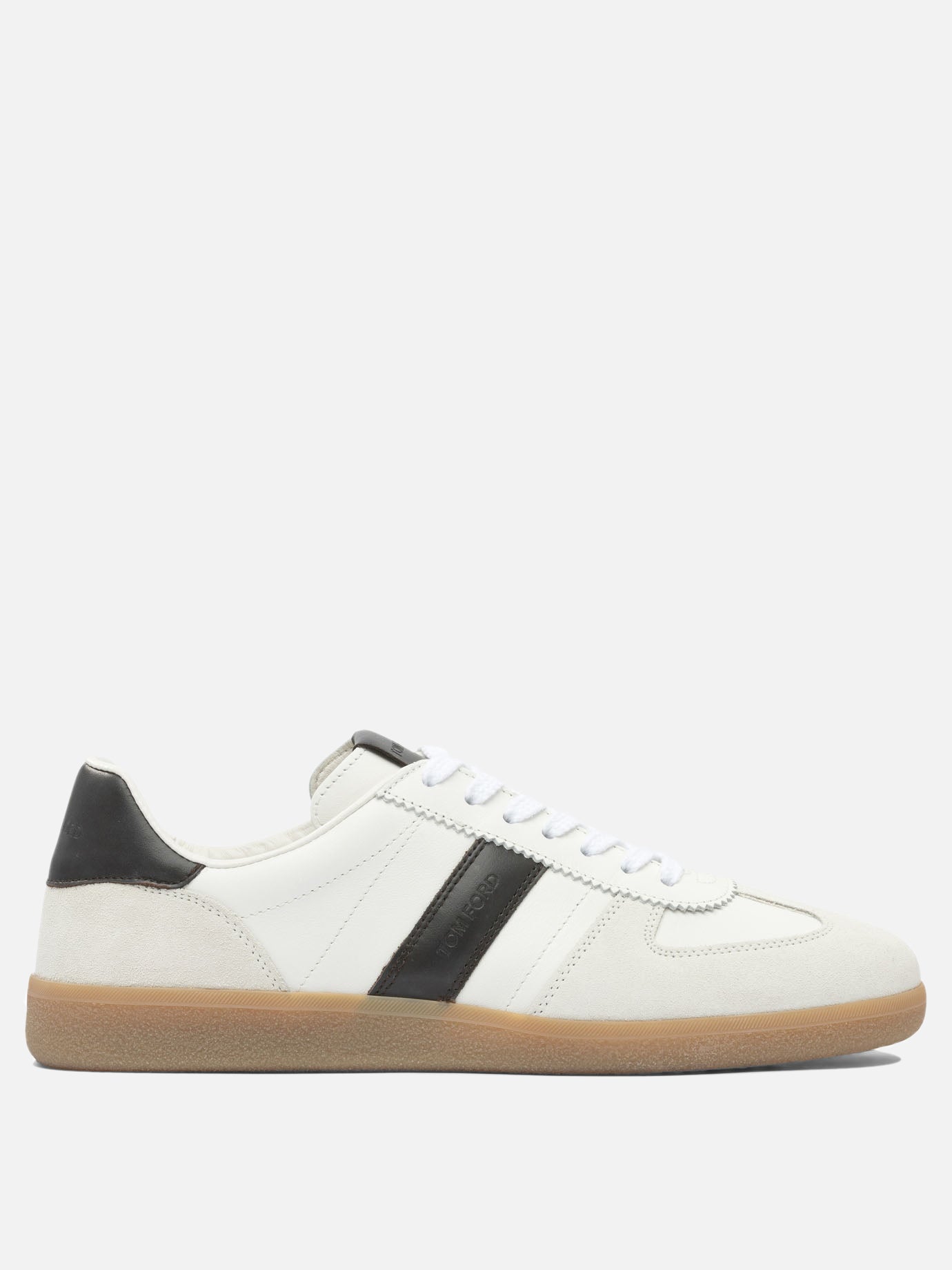 Low top sneakers 98% calf leather 2% cotton - 100% rubber  White - Tom Ford Men | PDP | VIETTI Online Store | thumbnail