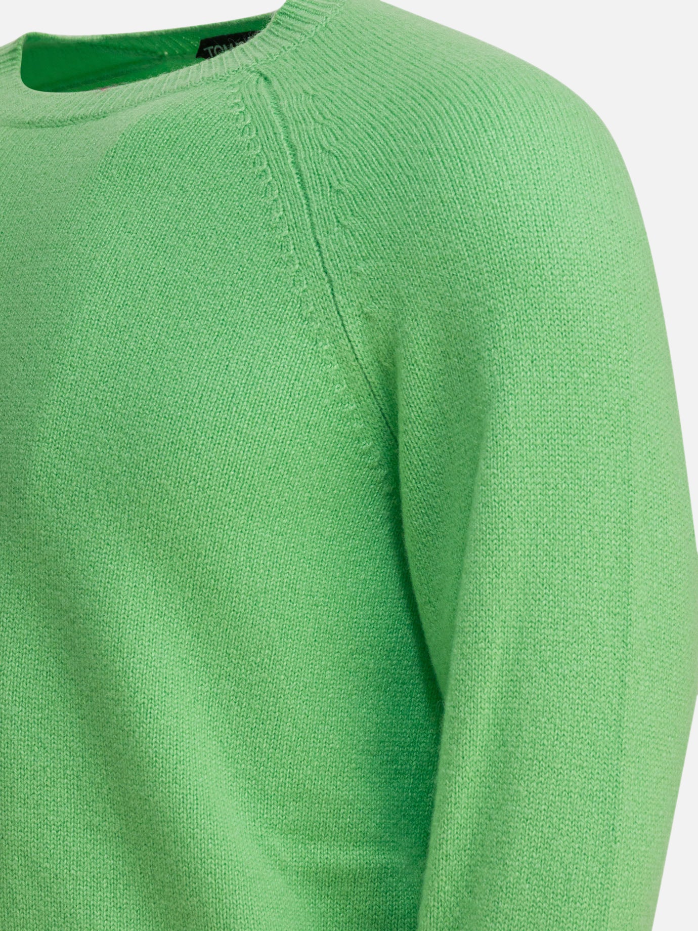 Crewneck sweaters Solid colour  Green - Tom Ford Men | PDP | VIETTI Online Store | thumbnail_4