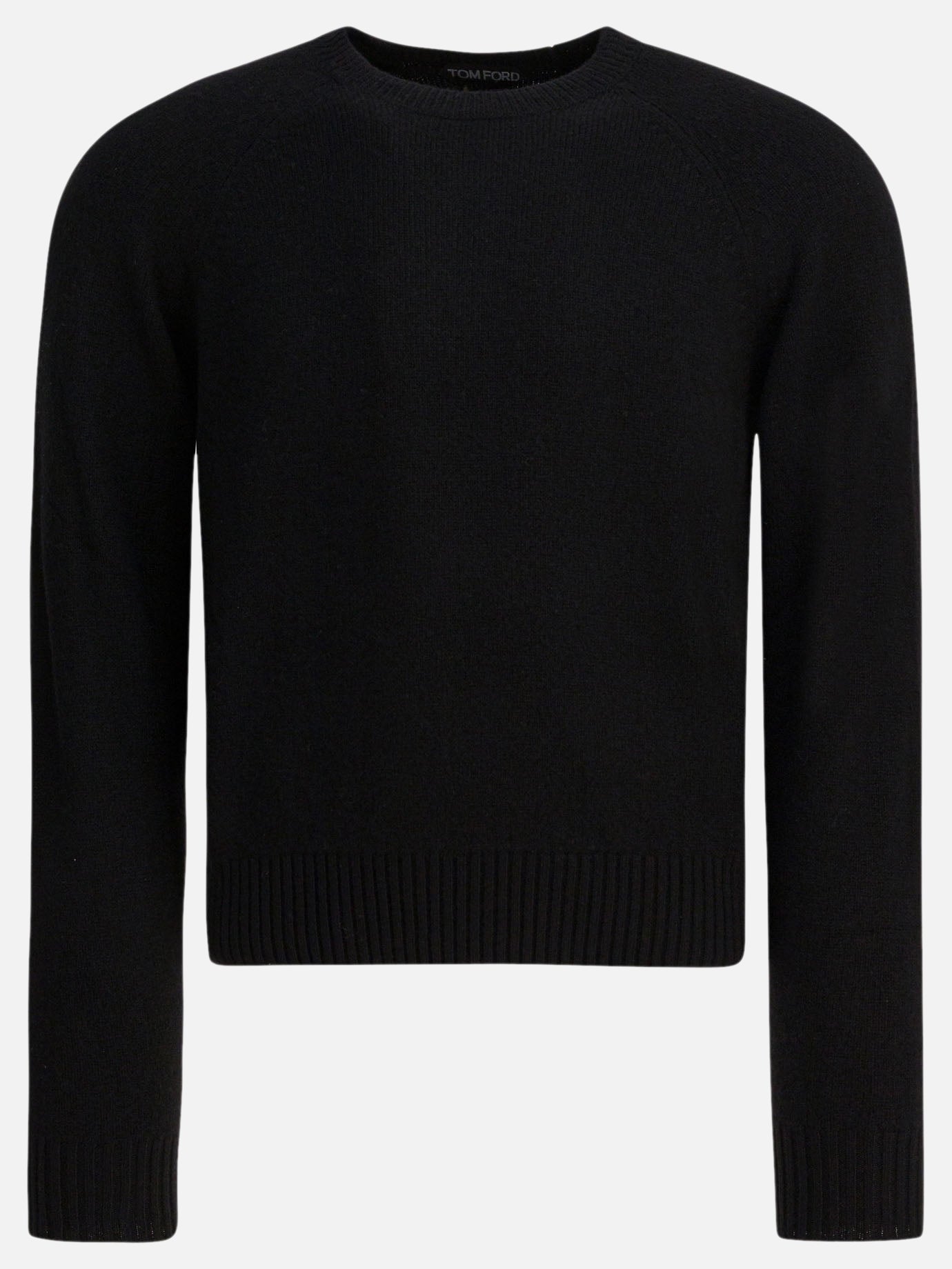 Crewneck sweaters Solid colour  Black - Tom Ford Men | PDP | VIETTI Online Store | thumbnail