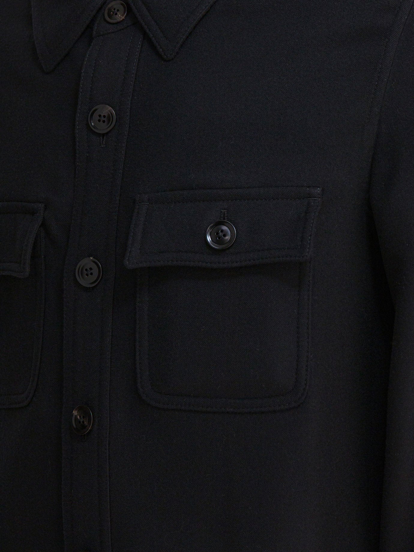 Overshirt jackets Solid colour  Black - Tom Ford Men | PDP | VIETTI Online Store | Zoom-Modal_4
