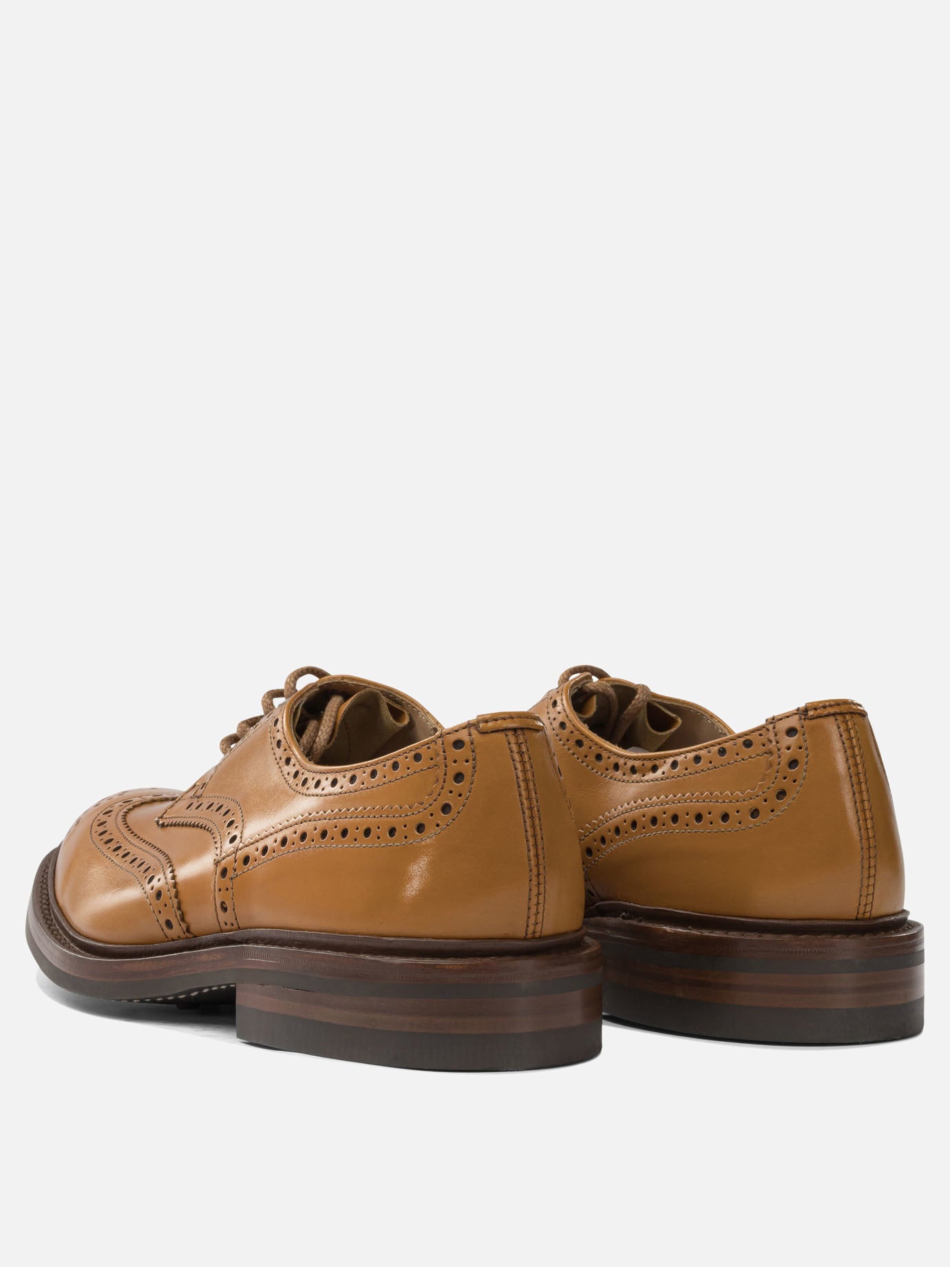 100% leather - 100% rubber 100% leather - 100% rubber  Brown - Tricker&#39;s Men | PDP | VIETTI Online Store | thumbnail_4
