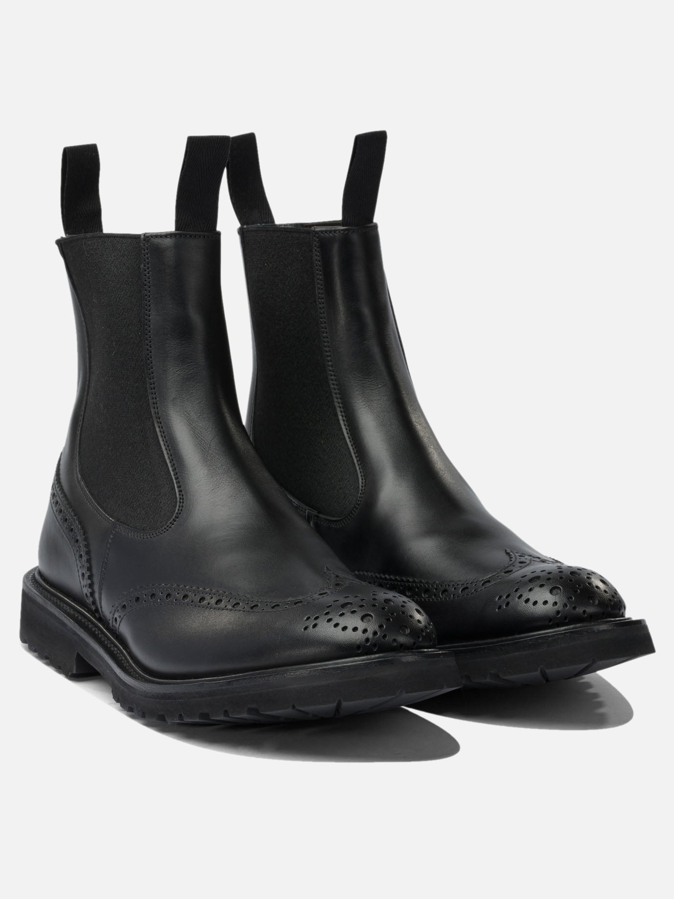Pull-on boots 100% leather - 100% rubber  Black - Tricker's Men | PDP | VIETTI Online Store | Zoom-Modal_2
