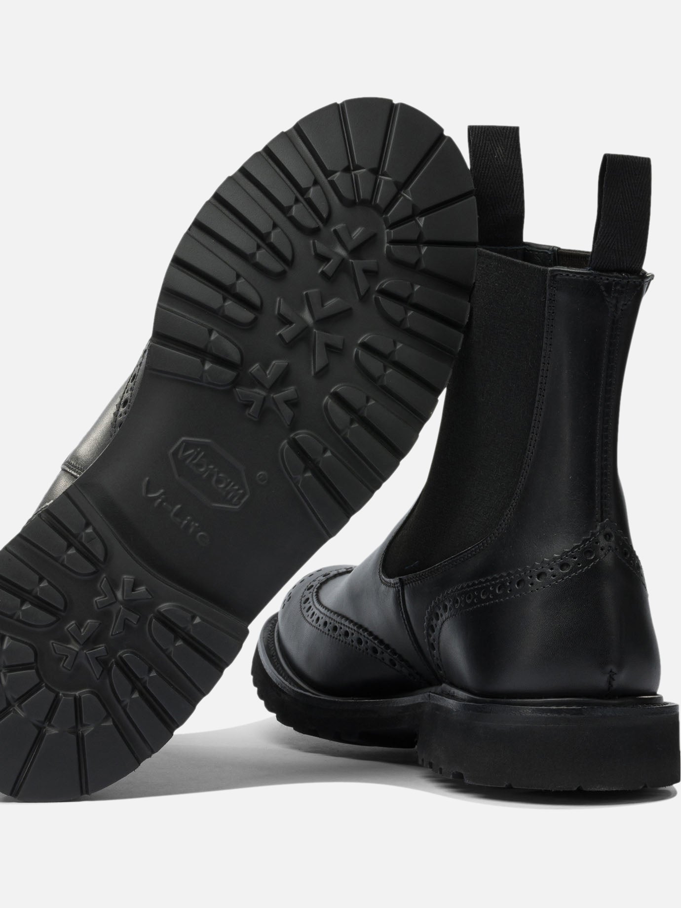 Pull-on boots 100% leather - 100% rubber  Black - Tricker&#39;s Men | PDP | VIETTI Online Store | thumbnail_5