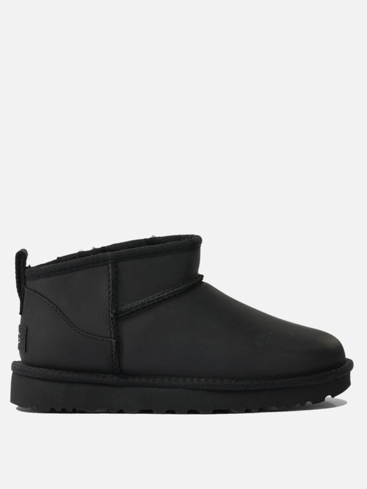 Pull-on boots 100% calf leather - 100% rubber  Black - Ugg Women | PDP | VIETTI Online Store 
