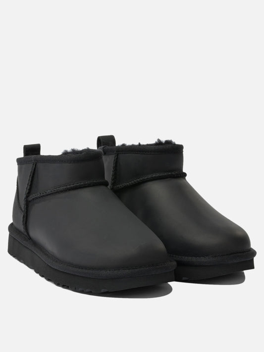 Pull-on boots 100% calf leather - 100% rubber  Black - Ugg Women | PDP | VIETTI Online Store | 2
