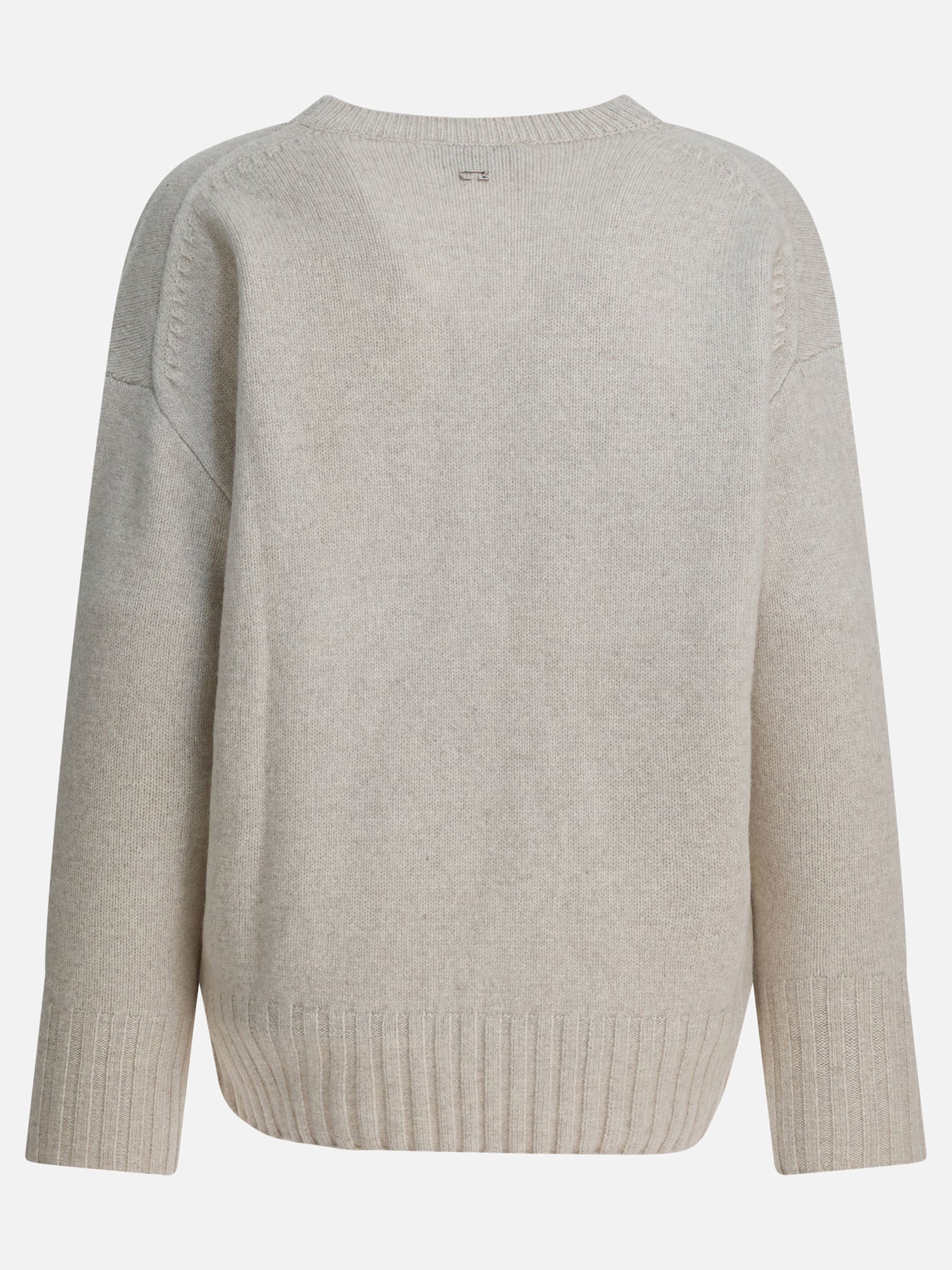 V neck sweaters Solid colour  White - Umarmung Women | PDP | VIETTI Online Store | Zoom-Modal_2
