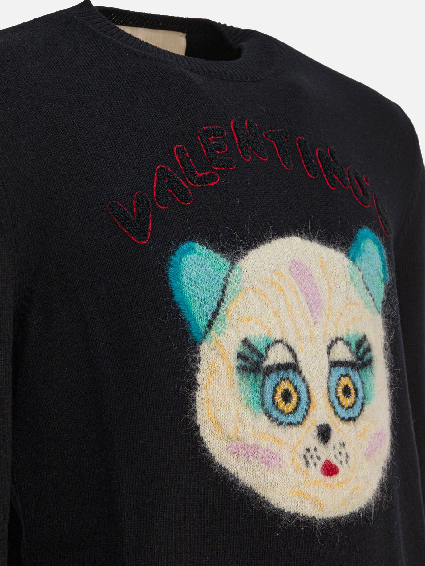 Crewneck sweaters Embroidered  Black - Valentino Men | PDP | VIETTI Online Store | thumbnail_4