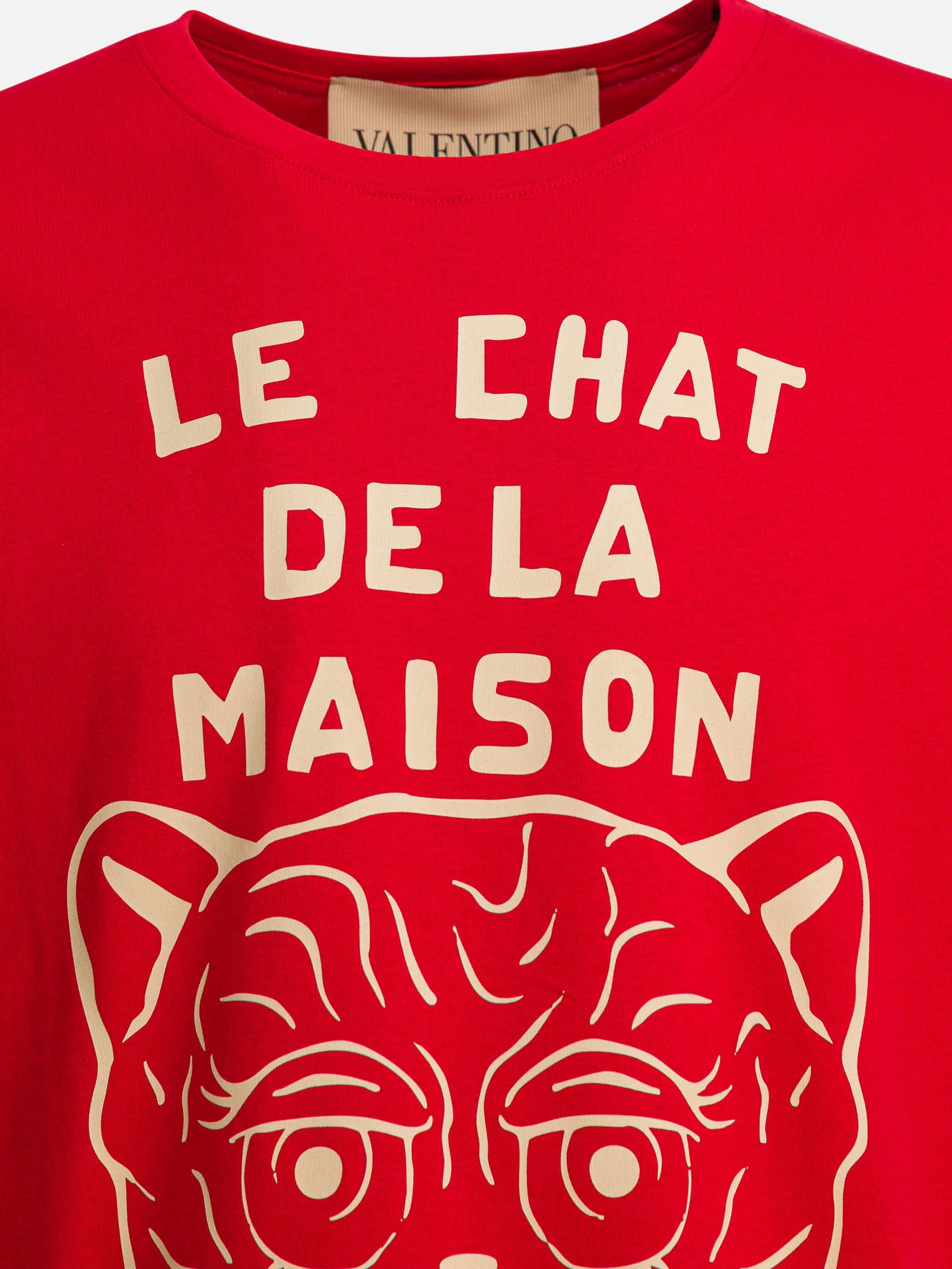 Crewneck t-shirts Graphics  Red - Valentino Men | PDP | VIETTI Online Store | thumbnail_3