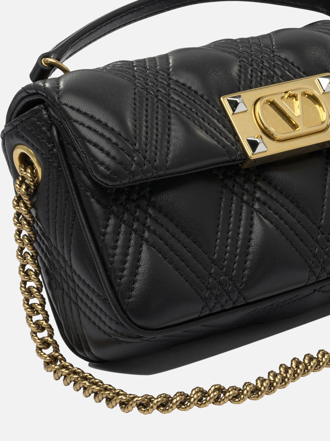 Small bags Solid colour  Black - Valentino Garavani Women | PDP | VIETTI Online Store | thumbnail_4