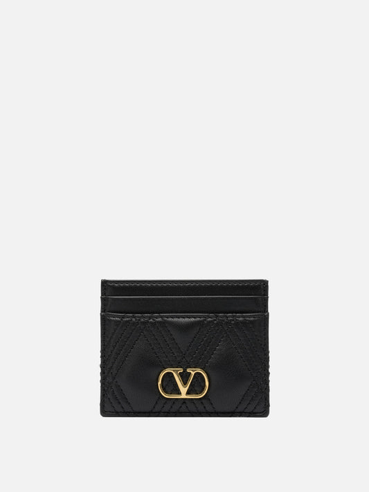 Card holders Logo  Black - Valentino Garavani Women | PDP | VIETTI Online Store 
