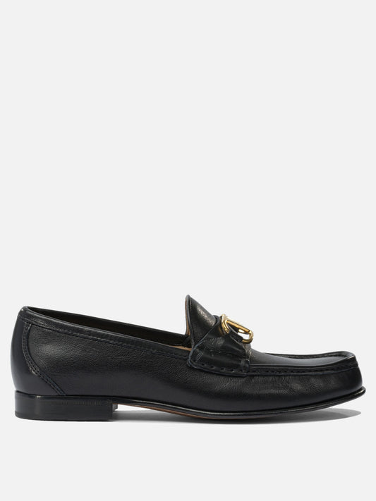 Loafers 100% leather - 100% leather  Black - Valentino Garavani Women | PDP | VIETTI Online Store 
