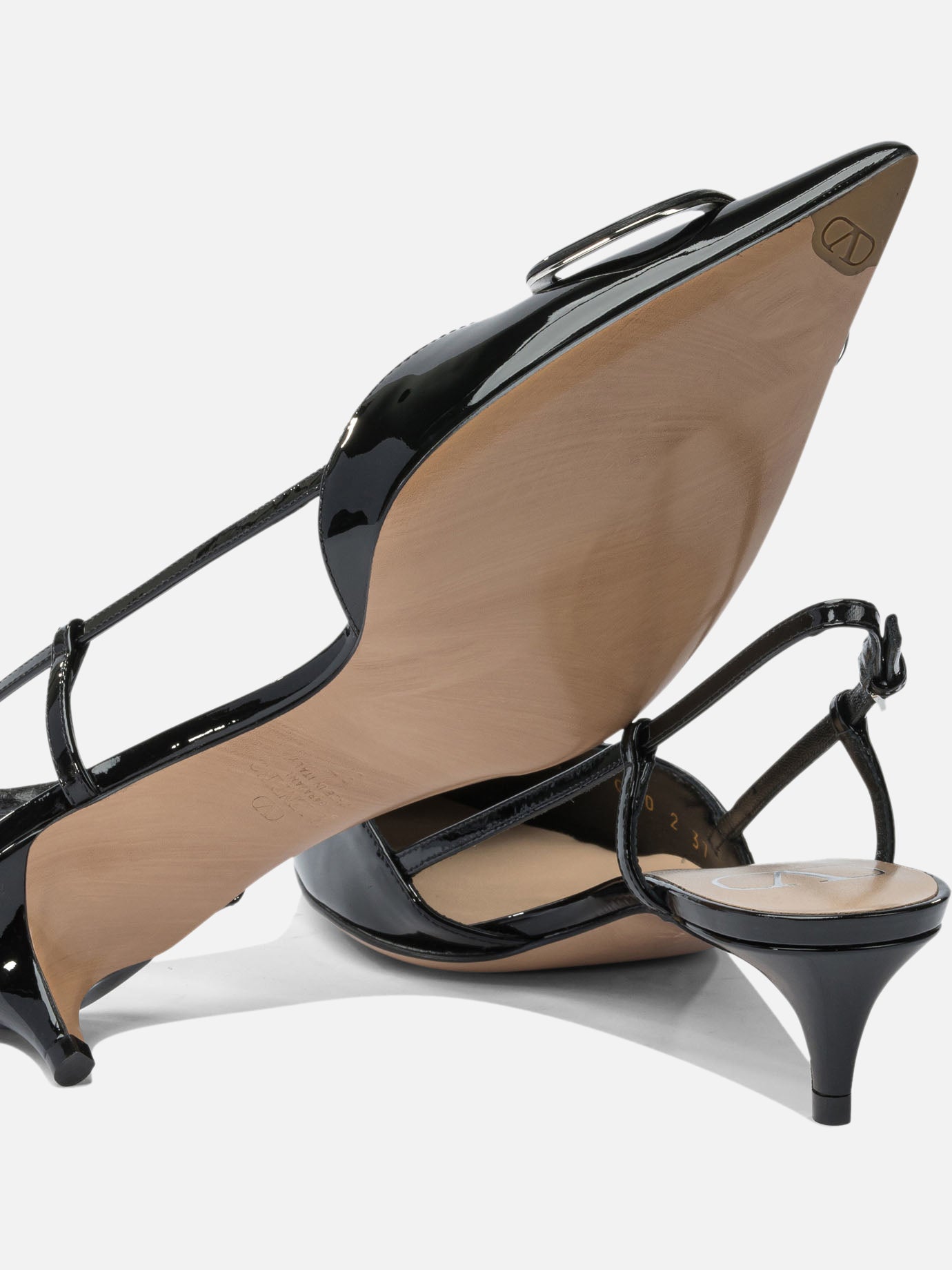 Slingbacks 100% leather - 100% leather  Black - Valentino Garavani Women | PDP | VIETTI Online Store | Zoom-Modal_5
