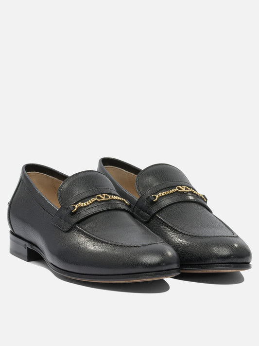 Loafers 100% leather - 100% leather  Black - Valentino Garavani Men | PDP | VIETTI Online Store | 2
