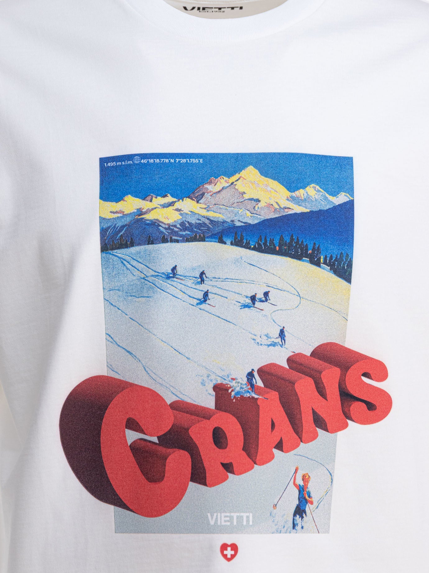 Crewneck t-shirts Print  White - VIETTI Merchandise Men | PDP | VIETTI Online Store | thumbnail_3