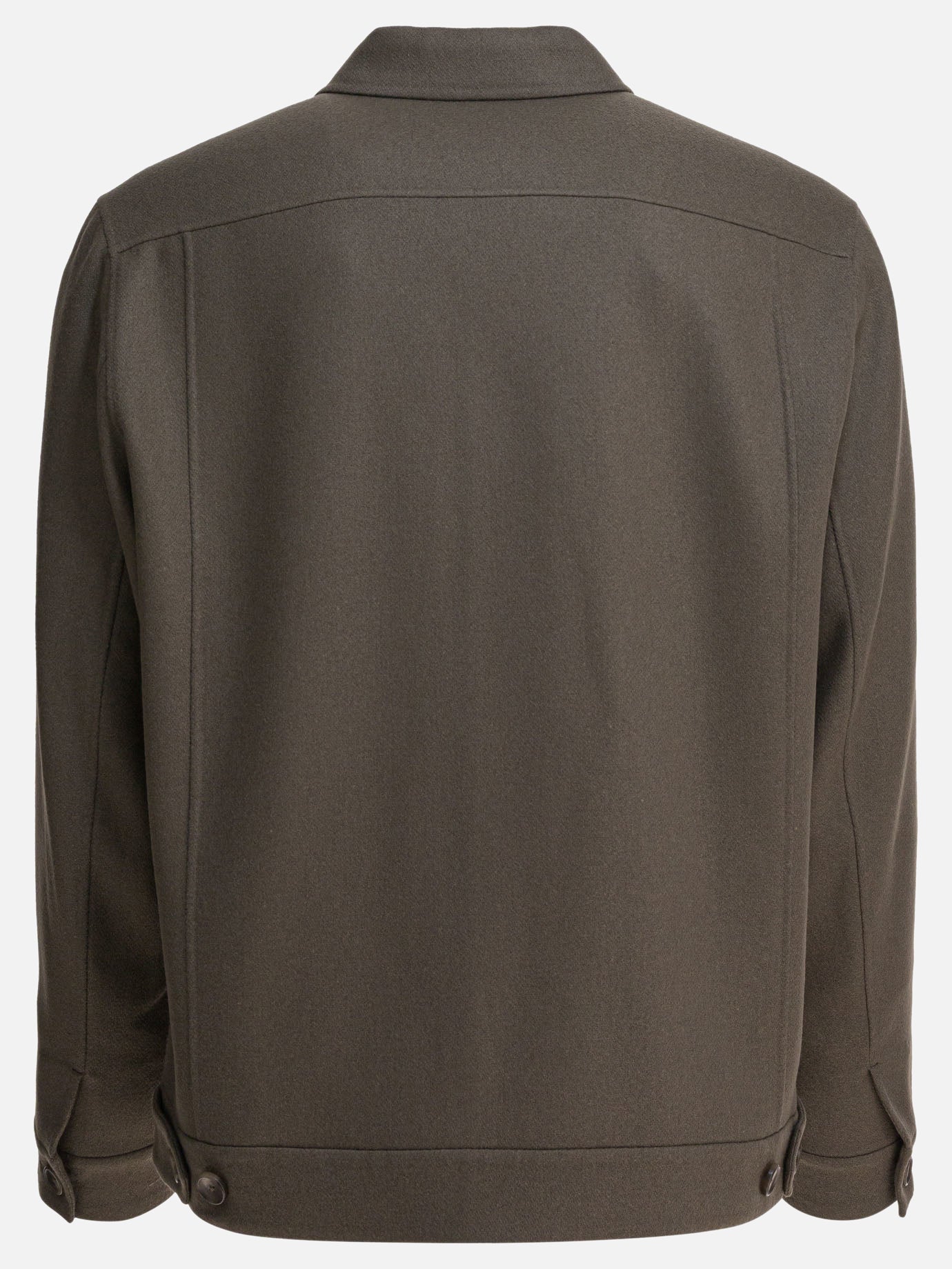 Overshirt jackets Solid colour  Grey - Vince Men | PDP | VIETTI Online Store | Zoom-Modal_2

