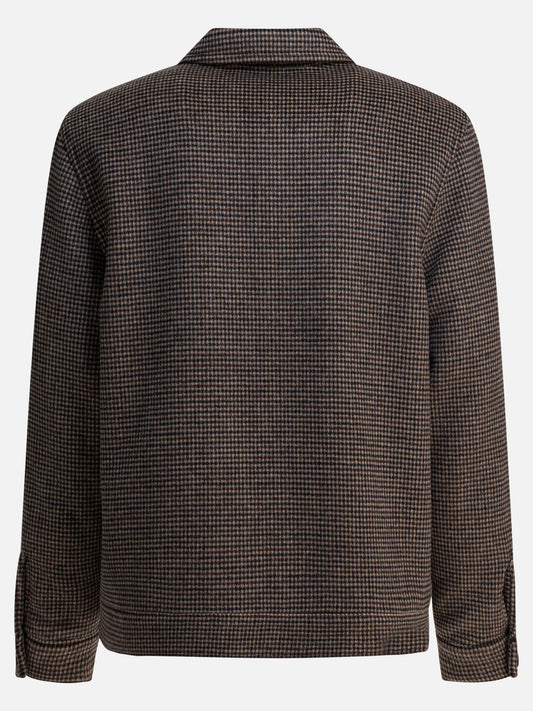 Overshirt jackets Houndstooth  Brown - Vince Men | PDP | VIETTI Online Store | 2
