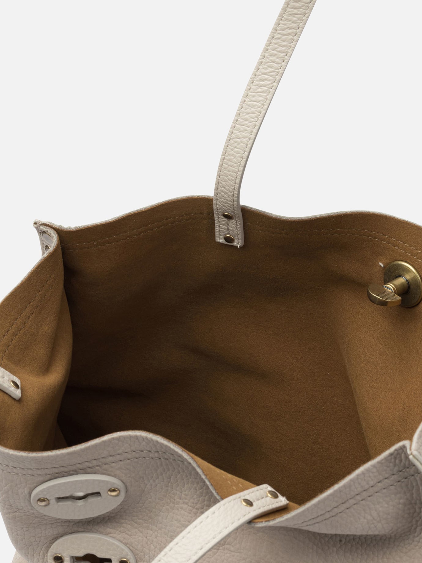 Medium bags 100% calfskin  Beige - Zanellato Women | PDP | VIETTI Online Store | thumbnail_5