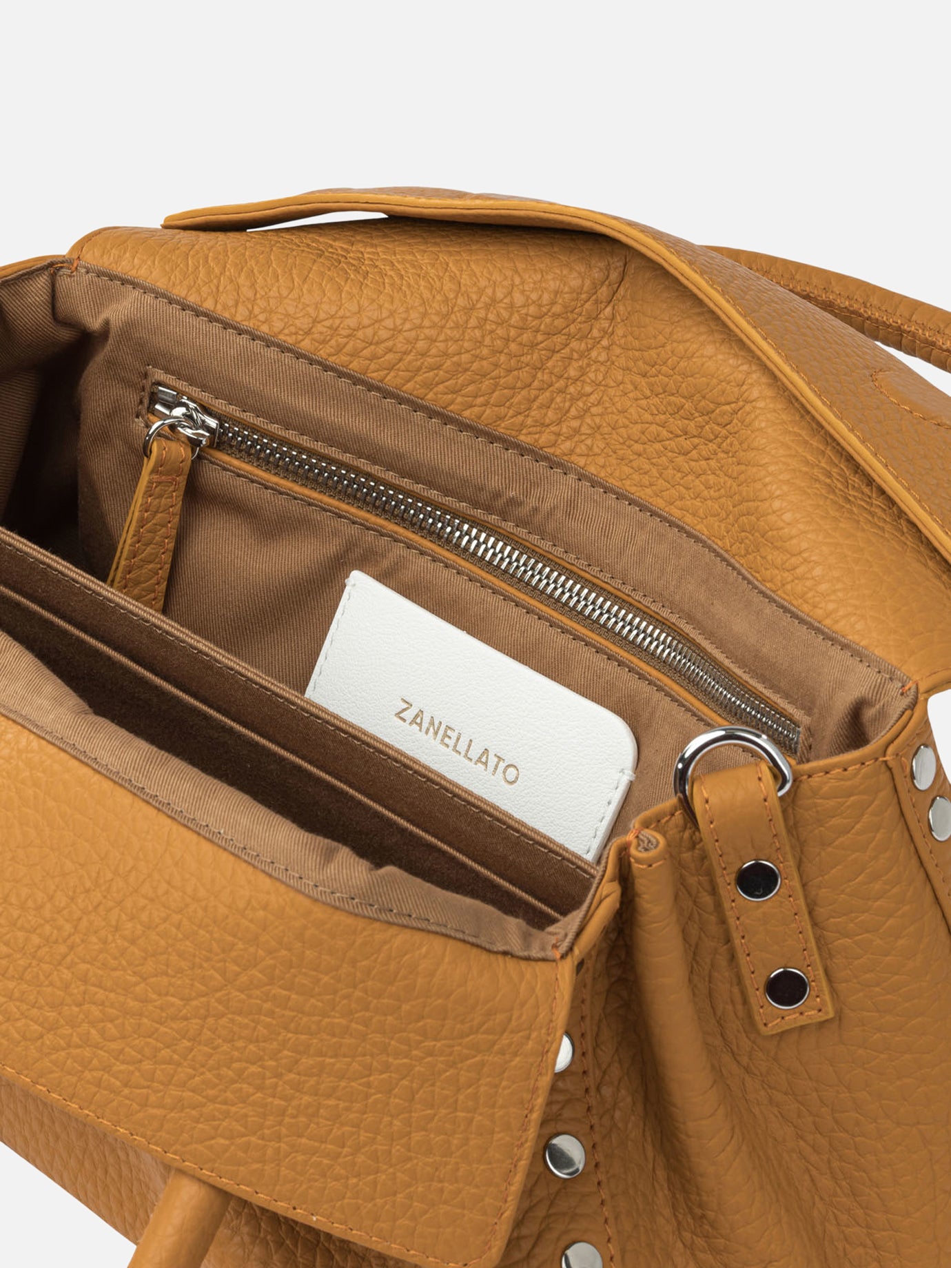 Medium bags Solid colour  Orange - Zanellato Women | PDP | VIETTI Online Store | thumbnail_5