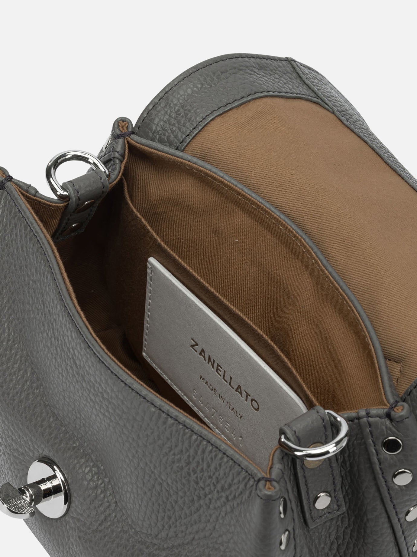 Small bags 100% leather  Grey - Zanellato Women | PDP | VIETTI Online Store | thumbnail_5