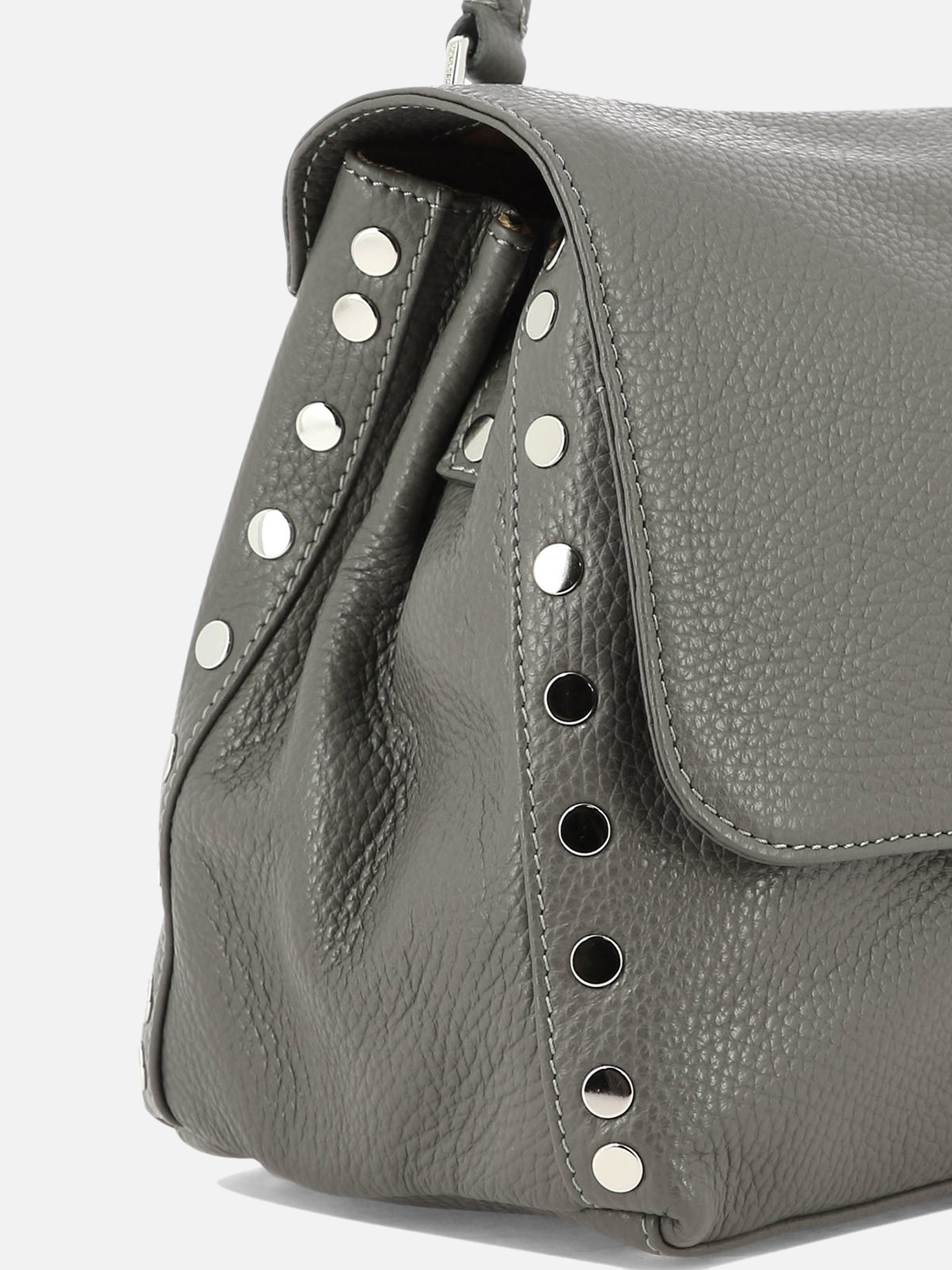Medium bags 100% cow leather  Grey - Zanellato Women | PDP | VIETTI Online Store | thumbnail_4