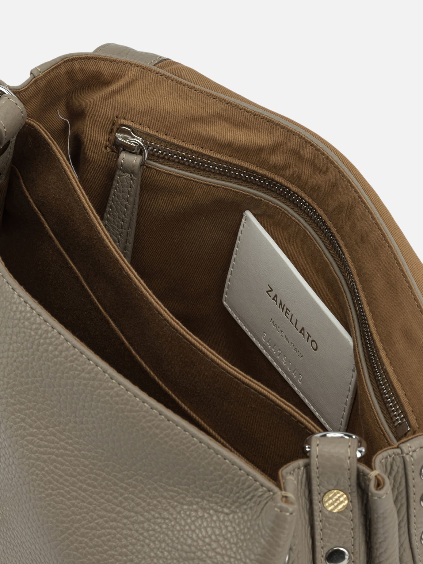 Medium bags 100% cow leather  Beige - Zanellato Women | PDP | VIETTI Online Store | Zoom-Modal_5
