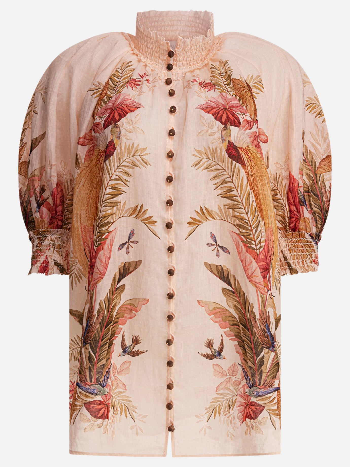 Casual shirts Floral  Beige - Zimmermann Women | PDP | VIETTI Online Store | Zoom-Modal
